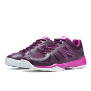 Women's Court New Balance 696 Poisonberry with Purple & White K38c6463